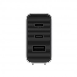 INCARCATOR retea Cuktech 2C1A Quick Charge 65W, 2 x USB Type-C Output, 1 x USB, argintiu INCARCATOR retea Cuktech 2C1A Quick Charge 65W, 2 x USB Type-C Output, 1 x USB, argintiu