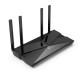 ROUTER TP-LINK wireless 1800Mbps,1 x WAN Gigabit, 4 porturi LAN Gigabit,  2.4 GHz/5 GHz dual band, 4 antene externe, WI-FI 6,  