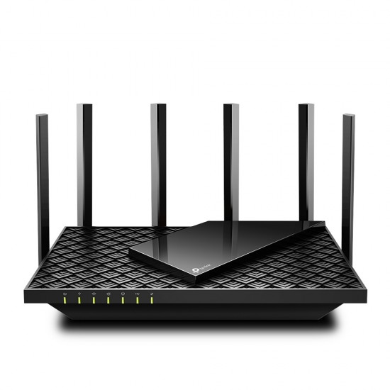 ROUTER TP-LINK wireless AX5400, 5400Mbps,1 x WAN Gigabit, 4 porturi Gigabit,1 x USB 3.0, 2.4 Ghz/5 Ghz dual band, 6 antene externe, WI-FI 6 ROUTER TP-LINK wireless AX5400, 5400Mbps,1 x WAN Gigabit, 4 porturi Gigabit,1 x USB 3.0, 2.4 Ghz/5 Ghz dual band, 6 antene externe, WI-FI 6