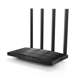 ROUTER TP-LINK wireless 1200Mbps, 4 porturi 10/100/1000Mbps,1 x WAN Gigabit, 4 antene externe, Dual Band AC1200 