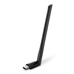 ADAPTOR RETEA TP-LINK AC600, extern wireless 2.4 GHz | 5 GHz, USB 2.0, port, 433 Mbps, antena externa x 1, 