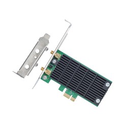 ADAPTOR RETEA TP-LINK AC1200, intern wireless 2.4 GHz | 5 GHz, PCI-E, port, 1200 Mbps, antena externa x 2, 