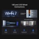 ROUTER TP-LINK wireless BE7200 viteze Wi-Fi 7 Dual-Band de pana la 7200 Mbps 1× 10 Gbps WAN/LAN port, 1× 2.5 Gbps WAN/LAN port and 3× 1 Gbps LAN, 2.4 Ghz/5 Ghz dual band, WI-FI 7 