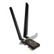 ADAPTOR RETEA TP-LINK, BE9300 Wi-Fi 7,  PCIe Adapter, 9300 Mbps, WI-FI 7 si Bluetooth 5.4, antena externa x 2, 
