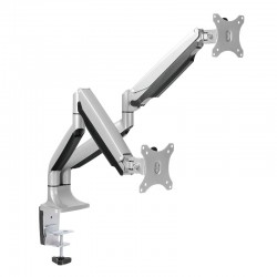 SUPORT de birou LOGILINK, pt 2 TV/monitor plat, curbat, diag. max 32 inch, rotatie, inclinare, pivotare, orizontala, verticala, totala, max 9 Kg x 2, 