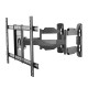 STAND de perete, colt de camera LOGILINK, pt 1 TV/monitor plat, curbat, diag. max 70 inch, inclinare, pivotare, orizontala, max 45 Kg, 