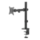 SUPORT de birou LOGILINK, pt 1 TV/monitor plat, diag. max 32 inch, rotatie, inclinare, orizontala, verticala, max 9 Kg, negru, 