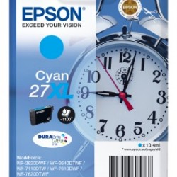 Cartus Cerneala Original Epson Cyan, T27124012, pentru WorkForce WF-7110|WF-7610,  incl.TV 0.11 RON, 