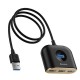 HUB extern Baseus Square, porturi USB: USB 3.0 x 1 + USB 2.0 x 3, conectare prin USB 3.0, lungime 1 m, negru, HUB extern Baseus Square, porturi USB: USB 3.0 x 1 + USB 2.0 x 3, conectare prin USB 3.0, lungime 1 m, negru,