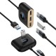 HUB extern Baseus Square, porturi USB: USB 3.0 x 1 + USB 2.0 x 3, conectare prin USB 3.0, lungime 1 m, negru, HUB extern Baseus Square, porturi USB: USB 3.0 x 1 + USB 2.0 x 3, conectare prin USB 3.0, lungime 1 m, negru,