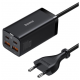 INCARCATOR retea Baseus GaN3 Pro, Quick Charge 100W, 2 x USB, 2 x USB Type-C, negru INCARCATOR retea Baseus GaN3 Pro, Quick Charge 100W, 2 x USB, 2 x USB Type-C, negru