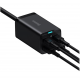 INCARCATOR retea Baseus GaN3 Pro, Quick Charge 100W, 2 x USB, 2 x USB Type-C, negru INCARCATOR retea Baseus GaN3 Pro, Quick Charge 100W, 2 x USB, 2 x USB Type-C, negru