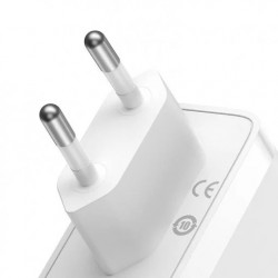 INCARCATOR retea Baseus GaN5 Pro, Quick Charge 140W, 1 x USB, 2 x USB Type-C, include cablu USB Type-C la USB Type-C 100W 1m, alb 
