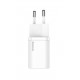 INCARCATOR retea Baseus Super Si, Quick Charge 30W, 1 x USB Type-C 5V/3A, alb 