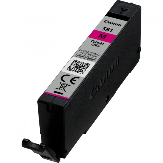 Cartus Cerneala Original Canon Magenta, CLI-581M, pentru Pixma TR7550|TR8550|TS6150|TS6250|TS705|TS8150|TS8250|TS9150|TS9155|TS9550, , (timbru verde 0.15 lei), 