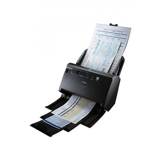 SCANNER CANON DRC230, A4, tip sheetfed, duplex, viteza de scanare: Alb-negru : 30 ppm/60ipm, Color: 30ppm/60ipm, rez. optica 600dpi, senzor CIS, alimentator 60 coli, 