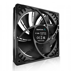 VENTILATOR  DEEPCOOL PC TF120S BLACK, 120x120x25 mm, 1500rpm, control PWM, fara LED, 1 ventilator, 4-pin PWM, negru, 