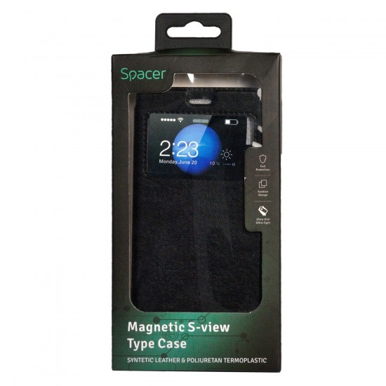 Husa Huawei telefon P9, negru, tip magnetica, tip portofel, Husa Huawei telefon P9, negru, tip magnetica, tip portofel,