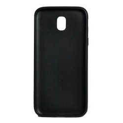 Husa Samsung J7 2017 Spacer, negru, grosime 1 mm, material flexibil TPU, ColorFull Matt Ultra negru 