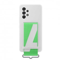 Galaxy A53 (5G); Silicone Cover with Strap; White 