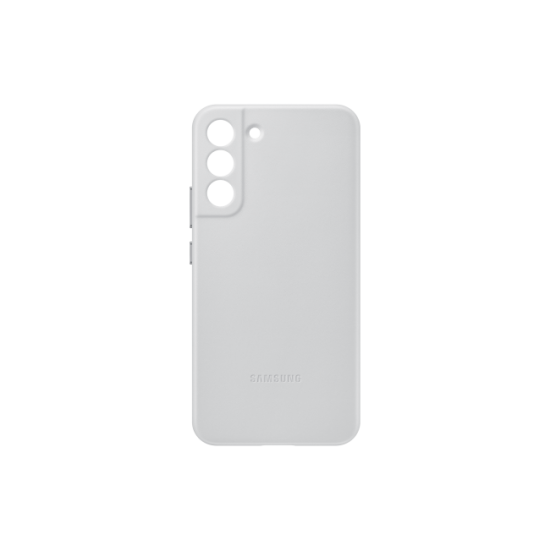 Galaxy S22 Plus; Leather Cover; Light Gray Galaxy S22 Plus; Leather Cover; Light Gray