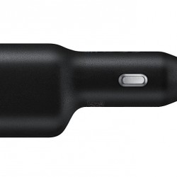 Samsung Car Charger 1x USB-C 25W, 1x USB-A 15W Super Fast Charging; Black 