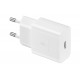 Incarcator retea 220V Samsung, USB Type C, , fast charge, alb, 