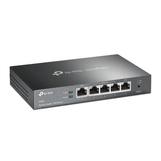 ROUTER TP-LINK wired Gigabit, 1 Gigabit WAN + 1 Gigabit LAN + 3 Changeable Gigabit WAN/LAN Ports , tehnologie VPN ROUTER TP-LINK wired Gigabit, 1 Gigabit WAN + 1 Gigabit LAN + 3 Changeable Gigabit WAN/LAN Ports , tehnologie VPN