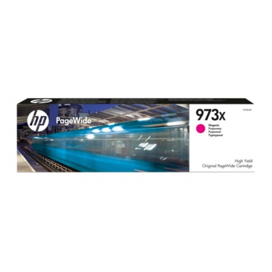 Cartus Cerneala Original HP Magenta, nr.973x, pentru PageWide Pro 452|Pro 477, , (timbru verde 0.15 lei), Cartus Cerneala Original HP Magenta, nr.973x, pentru PageWide Pro 452|Pro 477, , (timbru verde 0.15 lei),
