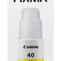 Cartus Cerneala Original Canon Yellow, GI-40Y, pentru G6040|G5042, 7.7K, (timbru verde 0.15 lei), 