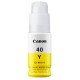 Cartus Cerneala Original Canon Yellow, GI-40Y, pentru G6040|G5042, 7.7K, (timbru verde 0.15 lei), 