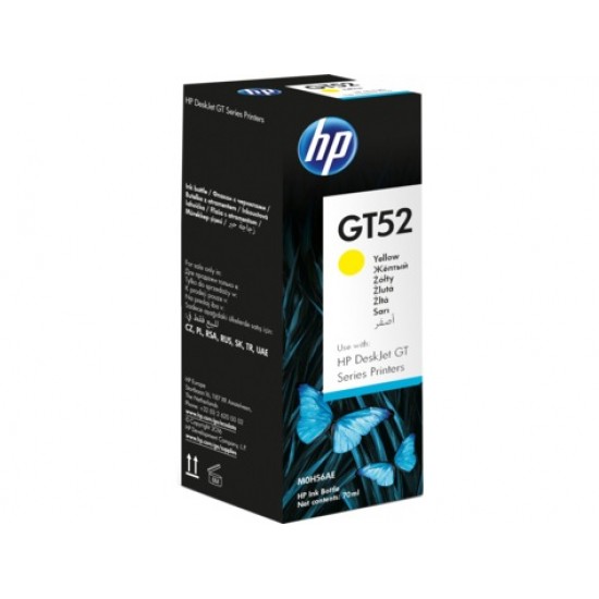 Cartus Cerneala Original HP Yellow, nr.GT52, pentru Ink Tank 115|310|315|319|410|415|419 Smart Tank 450|455|457, , (timbru verde 0.15 lei), 