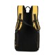 RUCSAC IGGY, 1 compartiment principal, 1 buzunar frontal, 4 buzunare laterale, nylon, 50x31x24.5cm, galben, 