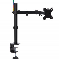 SUPORT de birou KENSINGTON, pt 1 TV/monitor plat, diag. max 34 inch, rotatie, inclinare, pivotare, orizontala, verticala, totala, max 8 Kg, 
