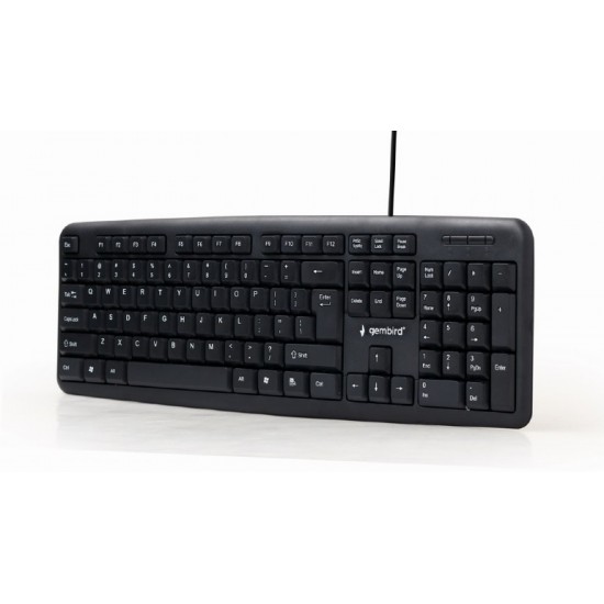 TASTATURA GEMBIRD USB, 104 taste, black, 