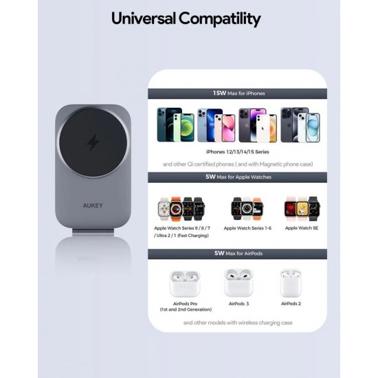 MOBILE CHARGER WRL 3IN1/LC-MC312 AUKEY 