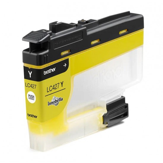 Cartus Cerneala Original Brother Yellow, LC427Y, pentru MFC J5955|MFC J6955|MFC J6957, 1.5K, (timbru verde 0.15 lei), 