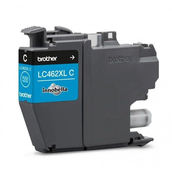 Cartus Cerneala Original Brother Cyan, LC462XLC, pentru MFC J2340|MFC J3540|MFC J3940, 1.5k, (timbru verde 0.15 lei), 