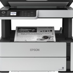 Multifunctional Inkjet CISS mono Eco tank M2170, dimensiune A4 , (Printare, Copiere, Scanare), viteza 39ppm alb-negru, rezolutie 1200 x 2400 dpi, scanner CIS rezolutie 1200x2400 dpi, Ecran LCD 3.7cm, interfata: USB, Ethernet, WiFi 