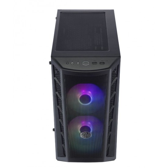 CARCASE Cooler Master MasterBox MB311L ARGB with Hub, MATX,Mesh front bezel,U3x2,TG side panel,ARGB fanx2,w/ ARGB controller, 