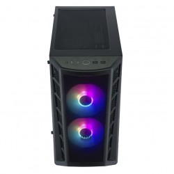 CARCASE Cooler Master MasterBox MB320L ARGB with Hub, MATX,Transparent front bezel,U3x2,TG side panel,ARGB fanx2,w/ARGB Hub, 