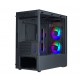 CARCASE Cooler Master MasterBox MB320L ARGB with Hub, MATX,Transparent front bezel,U3x2,TG side panel,ARGB fanx2,w/ARGB Hub, 