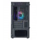 CARCASE Cooler Master MasterBox MB320L ARGB with Hub, MATX,Transparent front bezel,U3x2,TG side panel,ARGB fanx2,w/ARGB Hub, 
