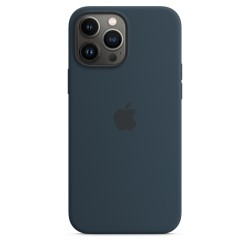 HUSA Smartphone Apple, pt iPhone 13 Pro Max, tip back cover (protectie spate) cu MagSafe, silicon, MagSafe, albastru, 
