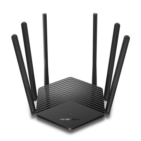 ROUTER MERCUSYS wireless  1900Mbps, 2 porturi LAN Gigabit, 1 port WAN Gigabit, Dual Band AC1900 6 x antena externa, 