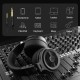 Casca OneOdio cu fir detasabil, tip over ear, utilizare profesionala, multimedia, conectare prin Jack 3.5 mm | Jack 6.35 mm, difuzor 50 mm, impedanta 32 Ohm, negru, 