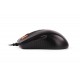 MOUSE A4tech, PC sau NB, cu fir, USB, optic, 1600 dpi, butoane/scroll 7/1, buton selectare viteza, negru, 
