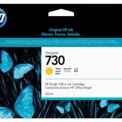 Cartus Cerneala Original HP Yellow, nr.730, pentru DesignJet T1600|T1700|T2600, 130ml, (timbru verde 0.15 lei), 
