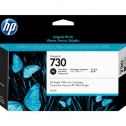 Cartus Cerneala Original HP Photo Black, nr.730, pentru DesignJet T1600|T1700|T2600, 130ml , (timbru verde 0.15 lei), 