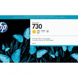 Cartus Cerneala Original HP Yellow, nr.730, pentru Designjet T1600|Designjet T1700|Designjet T2600, 300ml, (timbru verde 0.15 lei), 